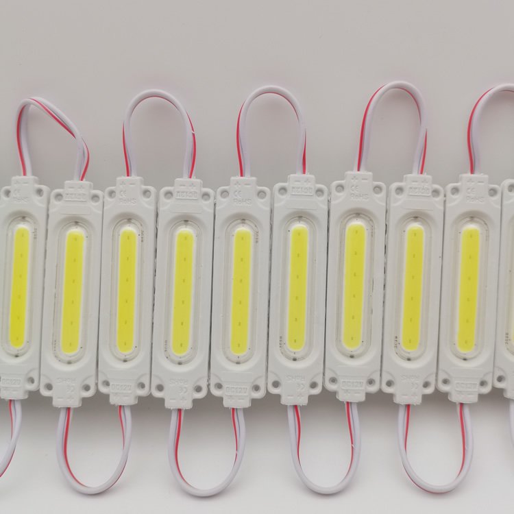 COB Injection Molding LED Modules With Lens 12V LED Module Backlight for Sign Board Advertising IP67 Waterproof