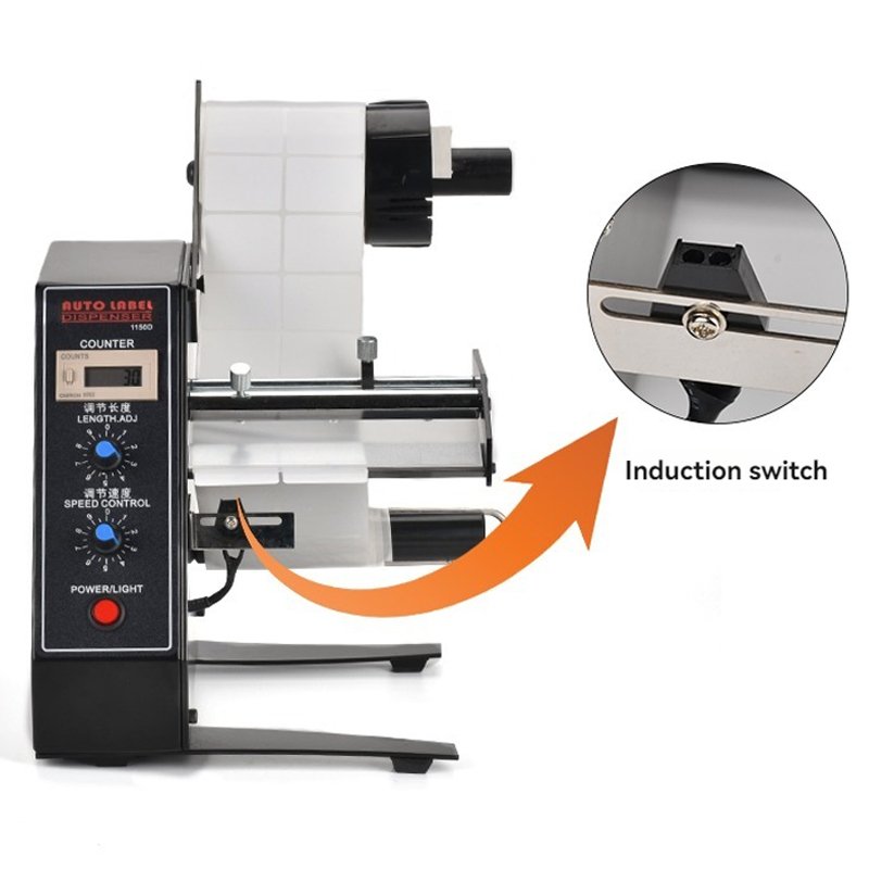 New Automatic Label Dispenser Dispensers Machine Device Sticker 220V / 110V Label Stripper for Logistics Documents