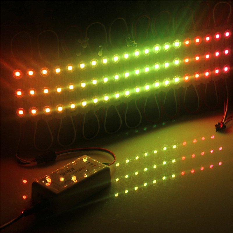 High Brightness DC12V SMD5050 RGBIC Led Module With CE ROHS Approved Waterproof Digital Pixel Smart Rgb Magical Led Module