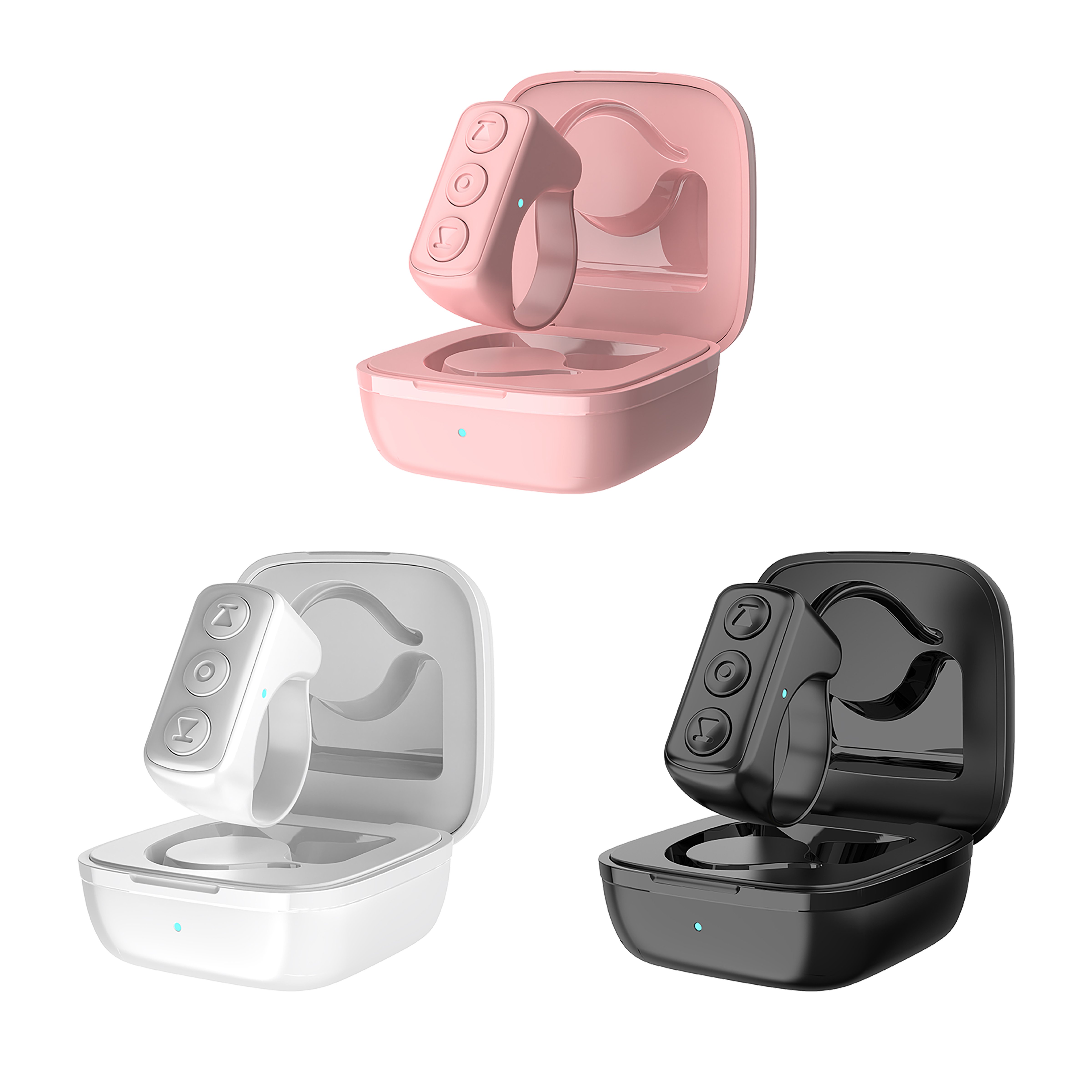 Portable Mobile Phone Selfie Timer Page Turner Fingertip Smart Wireless BT Phone Tiktok Remote Control Ring