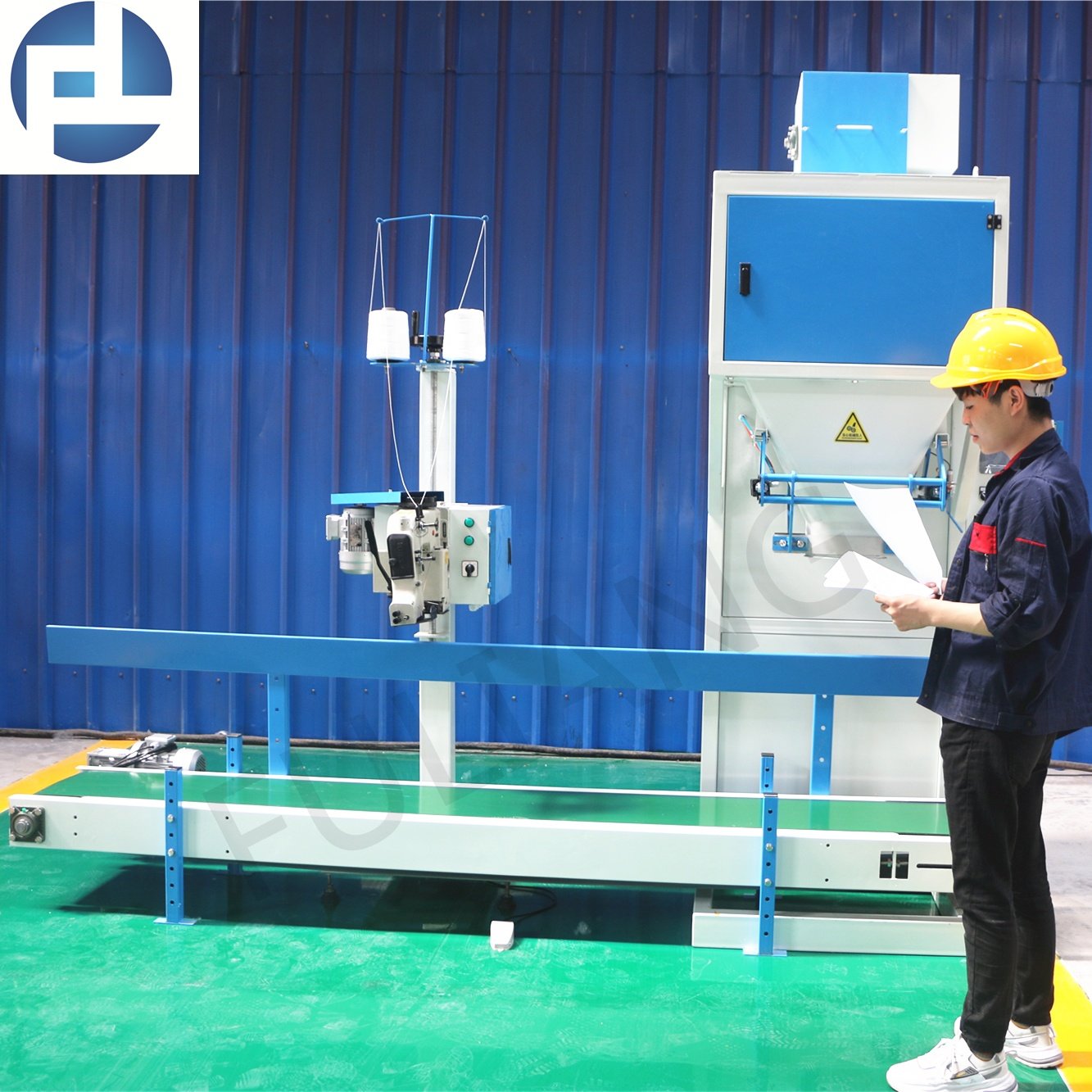 High Quality Semi Auto Sand Gravel Aggregate Granular Single Bucket Open Mouth Bagging Machine