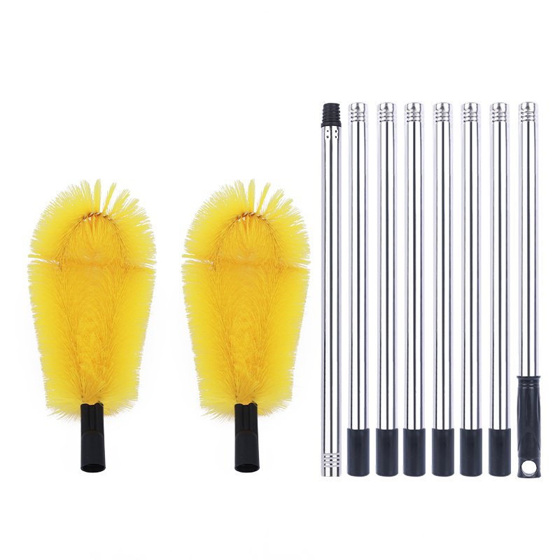 Roof Gutter Cleaner Extendable Duster Gutter Cleaning Brush Telescopic Debris Leaves Branches Remover Home Cleaning Tools