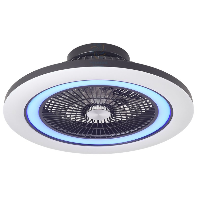 XD65 RGB Modern Remote Controlled Ceiling Fan Without Blades and with Light Lamps with Fan App Control Tuya Alexa Google Control