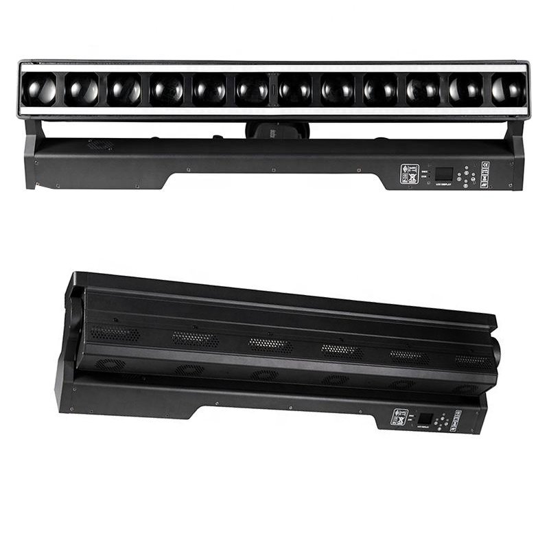 New Design 12x40W RGBW 4in1 Led Moving Beam Bar Pixel Zoom Sweeper Wash Stage Concert Wedding Club Tiptop Light