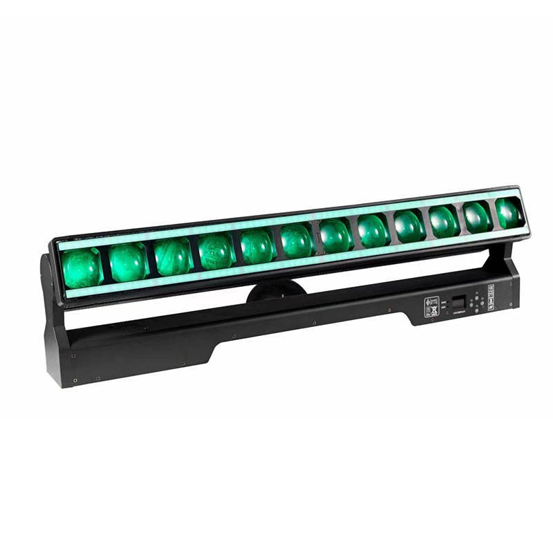 New Design 12x40W RGBW 4in1 Led Moving Beam Bar Pixel Zoom Sweeper Wash Stage Concert Wedding Club Tiptop Light
