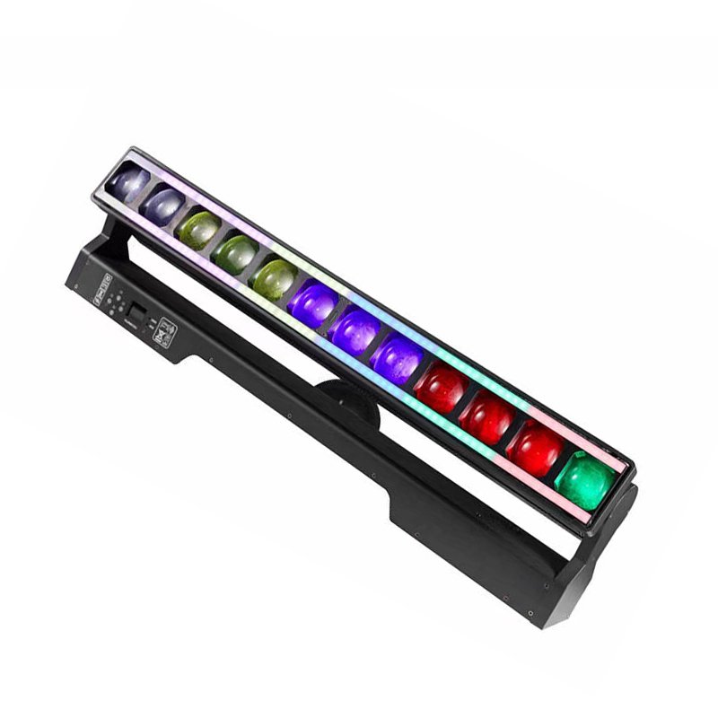 New Design 12x40W RGBW 4in1 Led Moving Beam Bar Pixel Zoom Sweeper Wash Stage Concert Wedding Club Tiptop Light