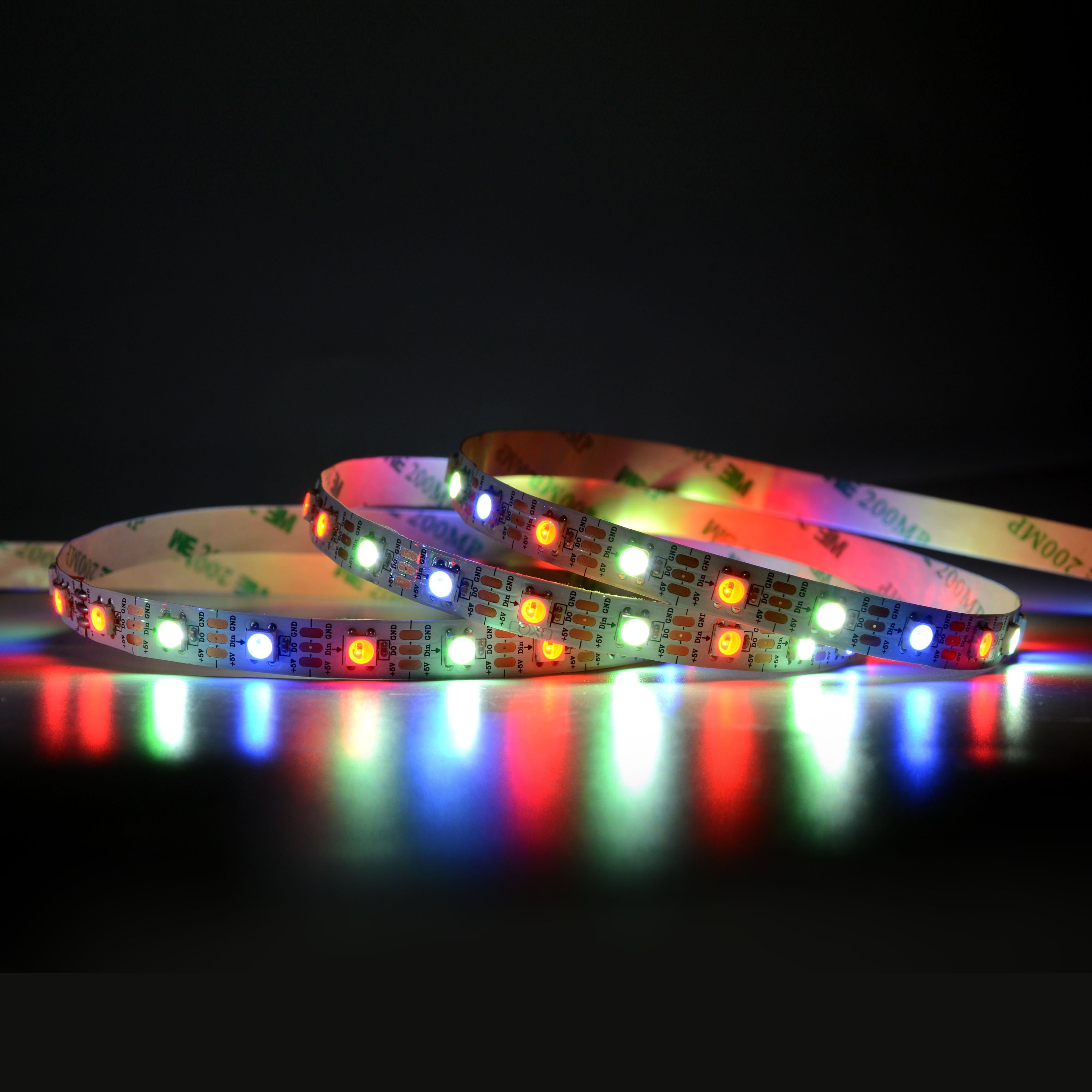 SK6812 60leds 14.4w/m Rgbw Programmable Led Strip Light