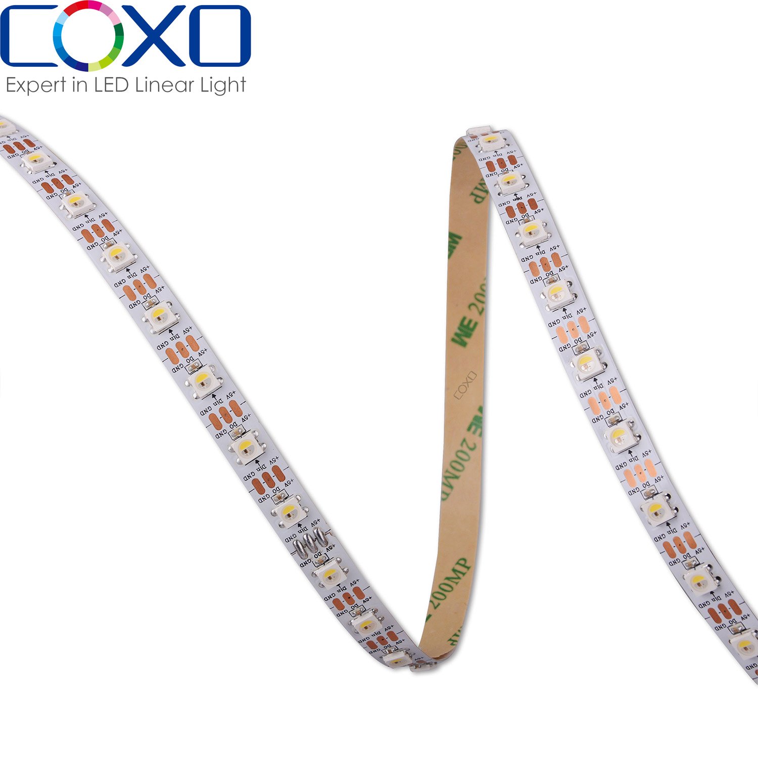 SK6812 60leds 14.4w/m Rgbw Programmable Led Strip Light