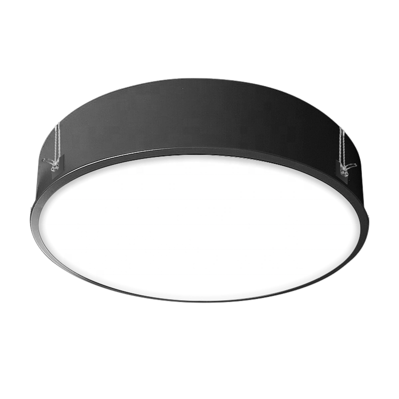 Modern Round Led Lighting Fixture Office Linear Circle Pendant Dimming Ring Hanging Light Diameter 450mm 1000mm Ceiling Light