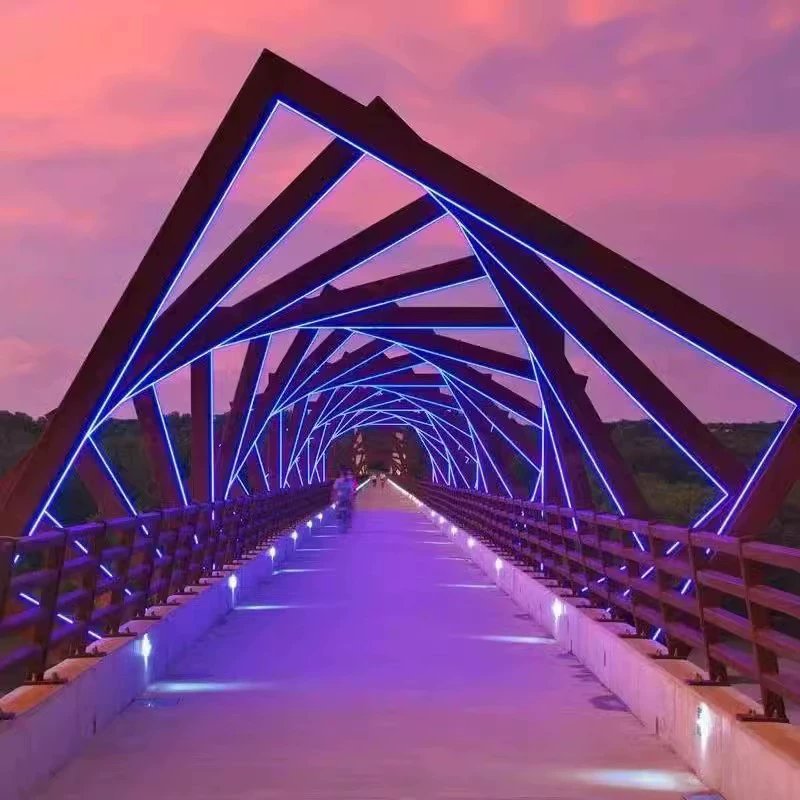 Outdoor RGB LED Modeling Light Square Ambient Lamp Park Decorative Light Waterproof Colorful Large Landscape Light