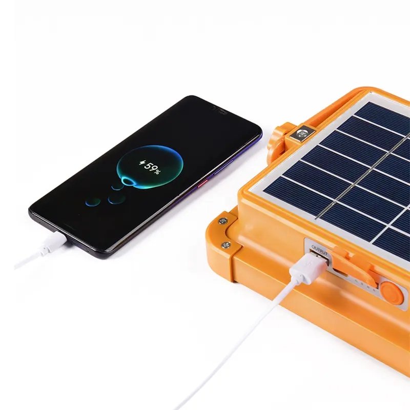 300W 500W Portable Outdoor Solar Floodlights Easily Carry Emergency Solar Flood Light Camping Hiking Exploration Waterproof IP66