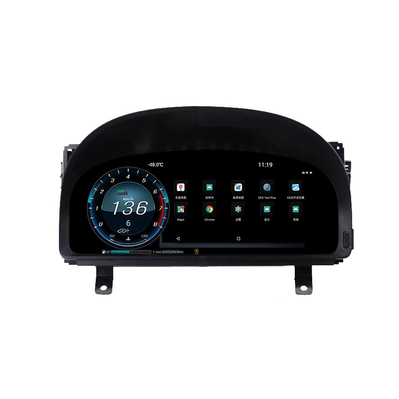 Dual Android System Intelligent Car GPS Video Cluster Oil Gauge LCD for Vellfire Alphard 2008-2014 Speed Meter Auto Meter