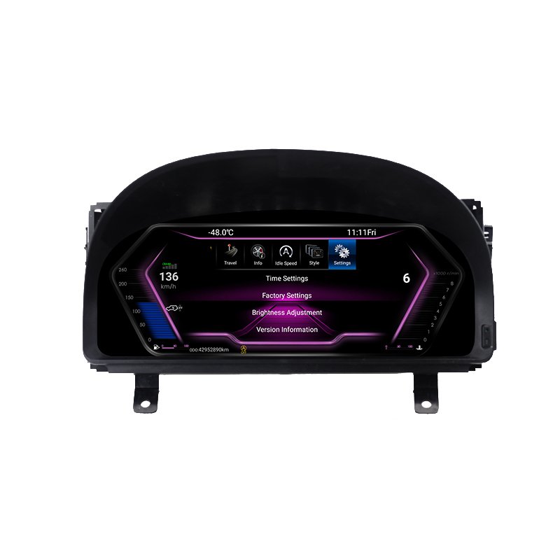 Dual Android System Intelligent Car GPS Video Cluster Oil Gauge LCD for Vellfire Alphard 2008-2014 Speed Meter Auto Meter