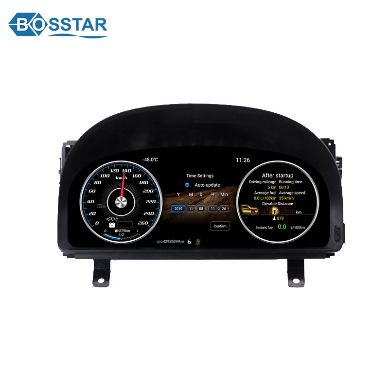 Dual Android System Intelligent Car GPS Video Cluster Oil Gauge LCD for Vellfire Alphard 2008-2014 Speed Meter Auto Meter