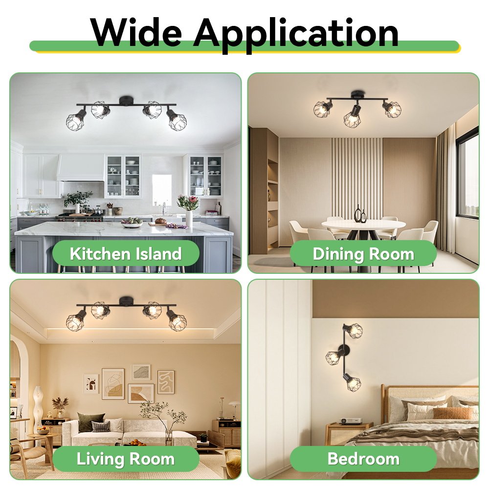Iron Ceiling Spotlight Chandelier Modern Lights Decoration Adjustable Lights for Home Ceiling Lights/Pendant Lights/Chandeliers