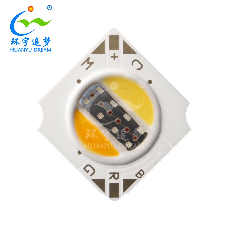 1310 RGBCW COB LED 10W Chips on Board RGB+2700K+6500K 5 Colors in 1 for Stage Lighting