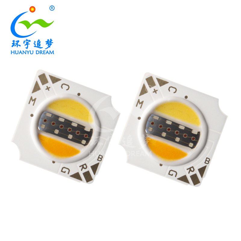 1310 RGBCW COB LED 10W Chips on Board RGB+2700K+6500K 5 Colors in 1 for Stage Lighting