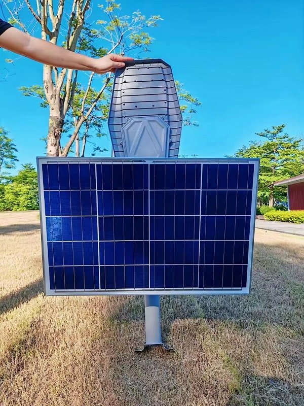 Omsen 500W 600W 800W Outdoor Sun Lamp Luminaire Solar Street Solar Light Waterproof With Mono Solar Panel Lithium Battery