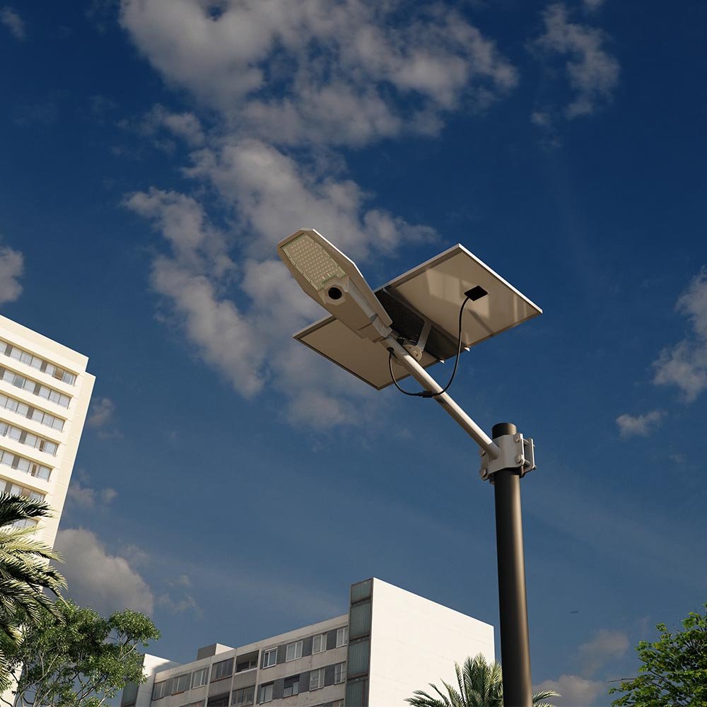 Omsen 500W 600W 800W Outdoor Sun Lamp Luminaire Solar Street Solar Light Waterproof With Mono Solar Panel Lithium Battery