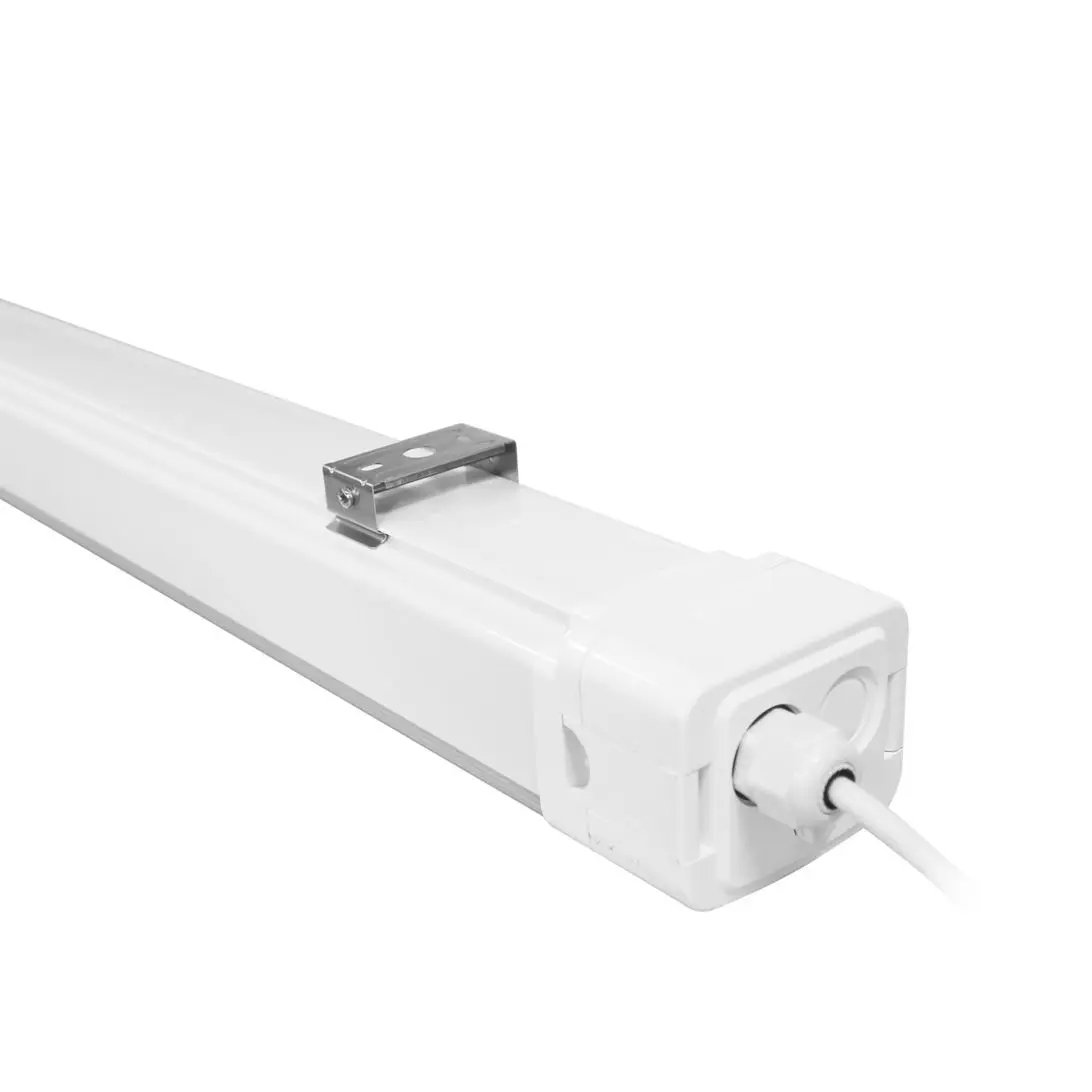 T8 Ip65 LED Tube Light Fixture for Single LED Tube Tri-proof LED Tube Support Bracket Waterproof Dustproof Corrosion-Proof