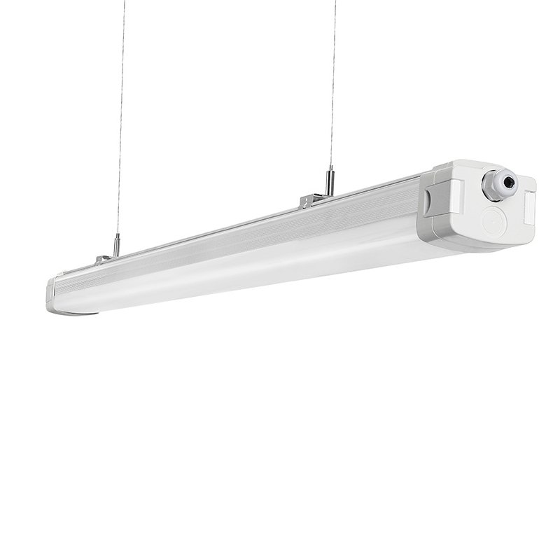 T8 Ip65 LED Tube Light Fixture for Single LED Tube Tri-proof LED Tube Support Bracket Waterproof Dustproof Corrosion-Proof
