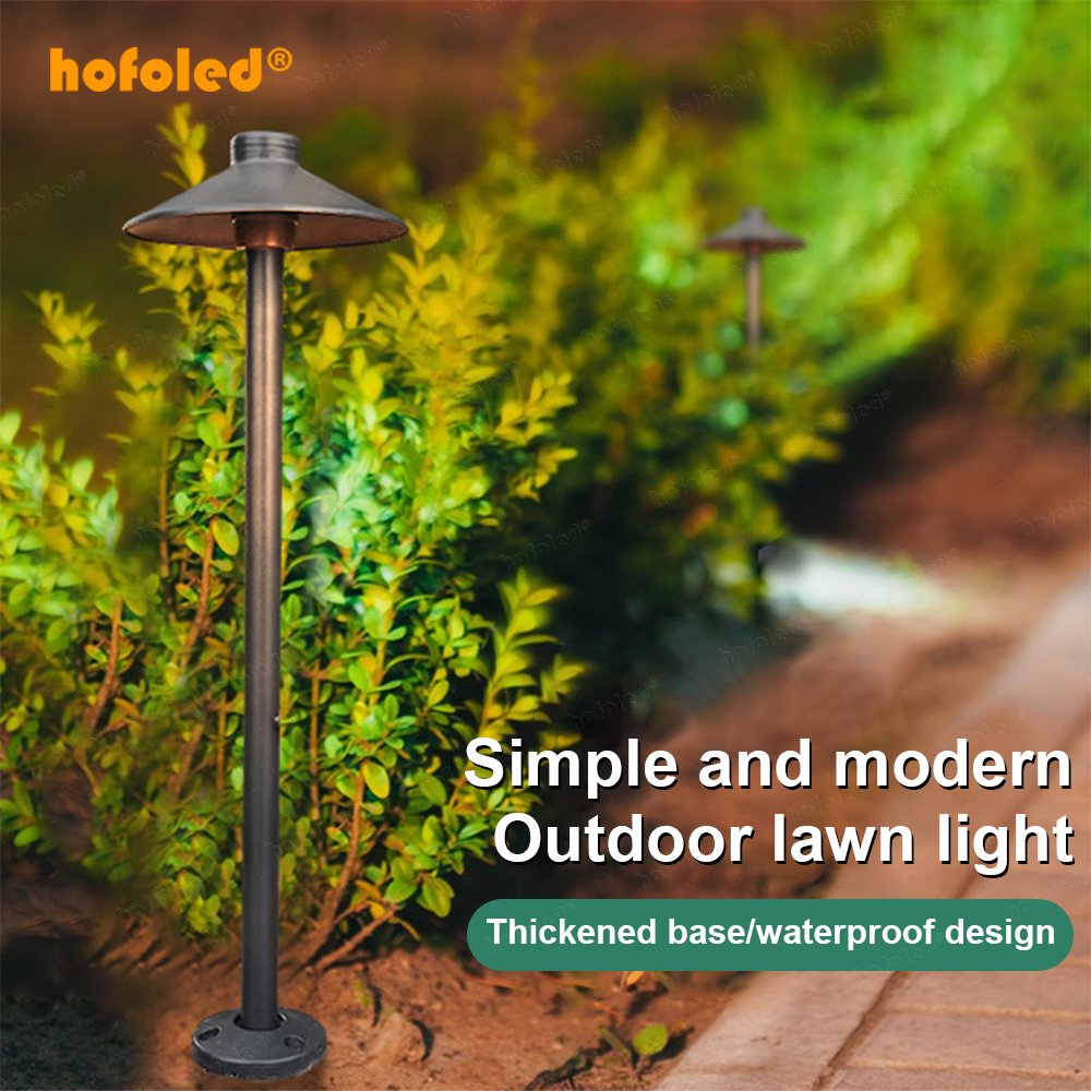 12v 24v Cast-Aluminum Pathway Backyard Outdoor Garden Lights IP65 Waterproof Landscape Path LED Lawn Lights