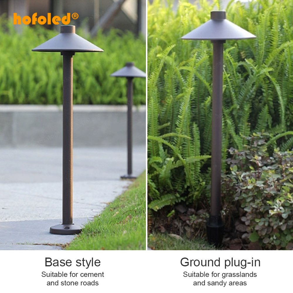 12v 24v Cast-Aluminum Pathway Backyard Outdoor Garden Lights IP65 Waterproof Landscape Path LED Lawn Lights