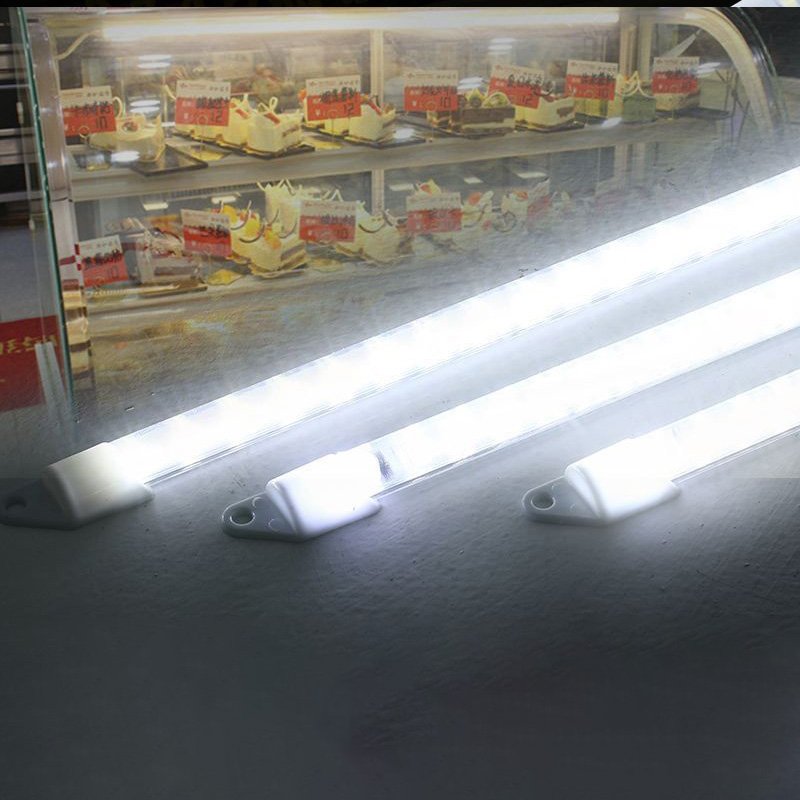 Freezer Led Tube Strip Lamp IP65 Waterproof Led Hard Light Strip 220V Led Commercial Refrigeration Freezer LED Vertical Lighting