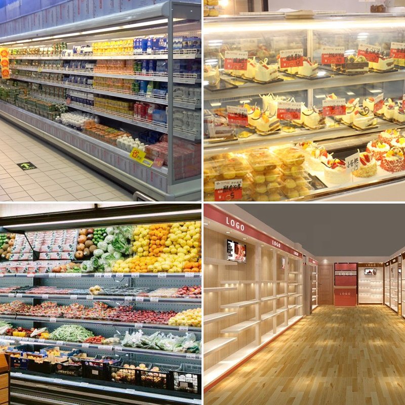 Freezer Led Tube Strip Lamp IP65 Waterproof Led Hard Light Strip 220V Led Commercial Refrigeration Freezer LED Vertical Lighting