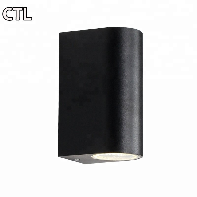 Aluminum Black Outdoor Ip65 Waterproof Wall Lamps Minimalist Design Sconces Light Luxury Modern High Lumen Garden LED Wall Lamp