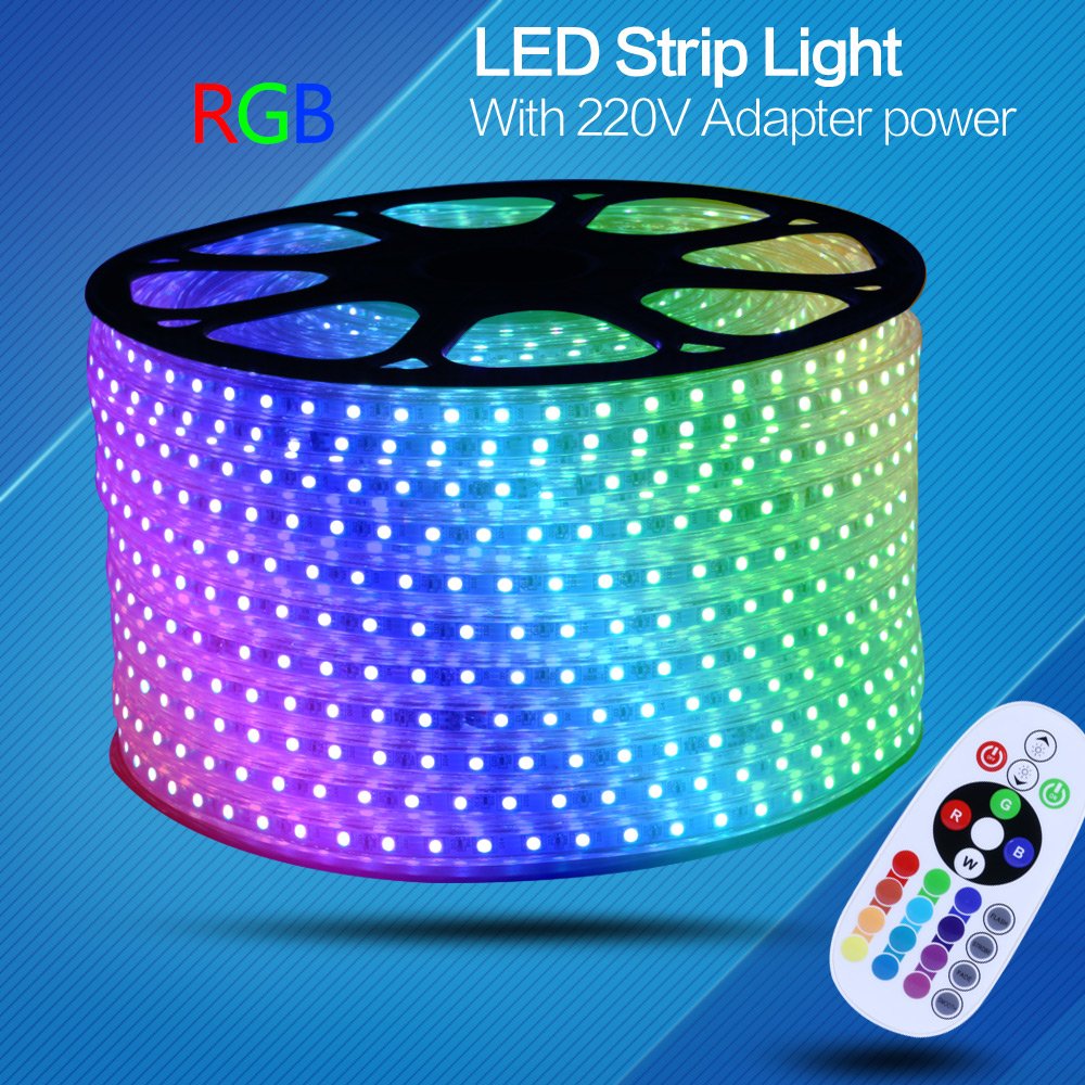 220V Color Changing Waterproof Flexible Light for Decoration Led Light Strip,Rgb Led Strips,Led Strip Light 5050 Rgb