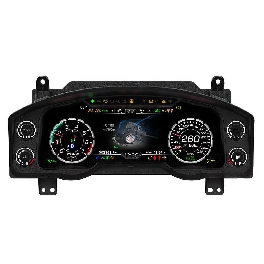 LCD Instrument Cluster for Lexus LX570 2008-2022 CarPlay Dashboard Car Auto Meter Linux System Speedometer