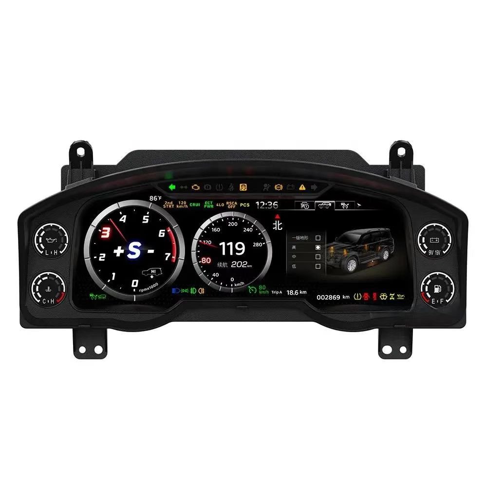 LCD Instrument Cluster for Lexus LX570 2008-2022 CarPlay Dashboard Car Auto Meter Linux System Speedometer