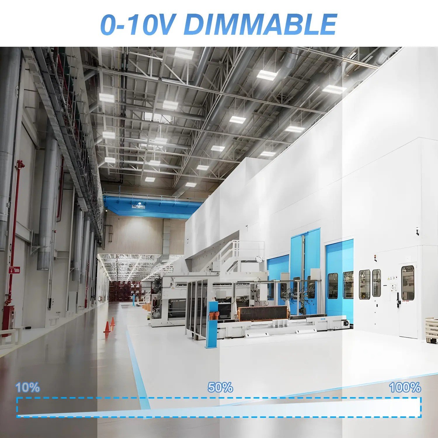Hishine 7 Year Warranty High Bay Linear LED Lights 80000 Lumen 300w led high bay light Industrial LED Flood Light for Warehouses