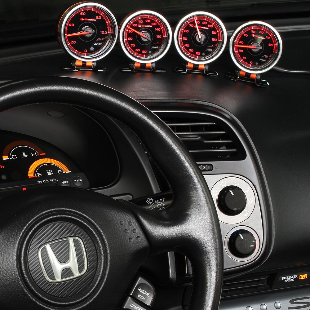Auto Electronics Auto Oil Temperature Gauge in Fahrenheit 2 Inch 52mm and Clear Face Auto Meter Oil Temp Gauge Car Medidor De Te