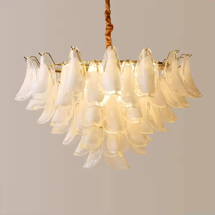 ECOJAS Vintage Design Indoor Decoration Hanging Glass Iron Dining Room Led Pendant Light