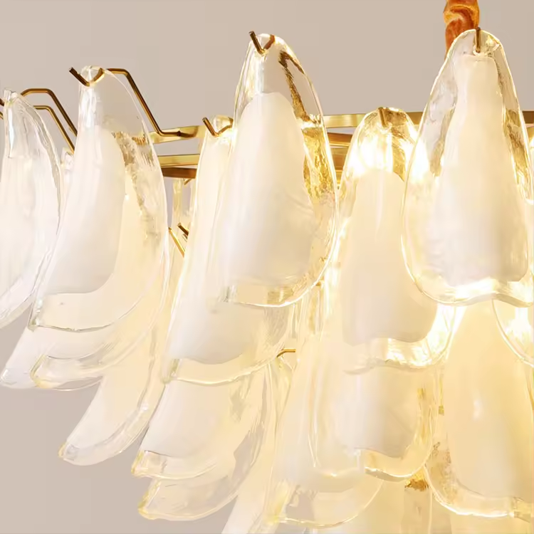 ECOJAS Vintage Design Indoor Decoration Hanging Glass Iron Dining Room Led Pendant Light