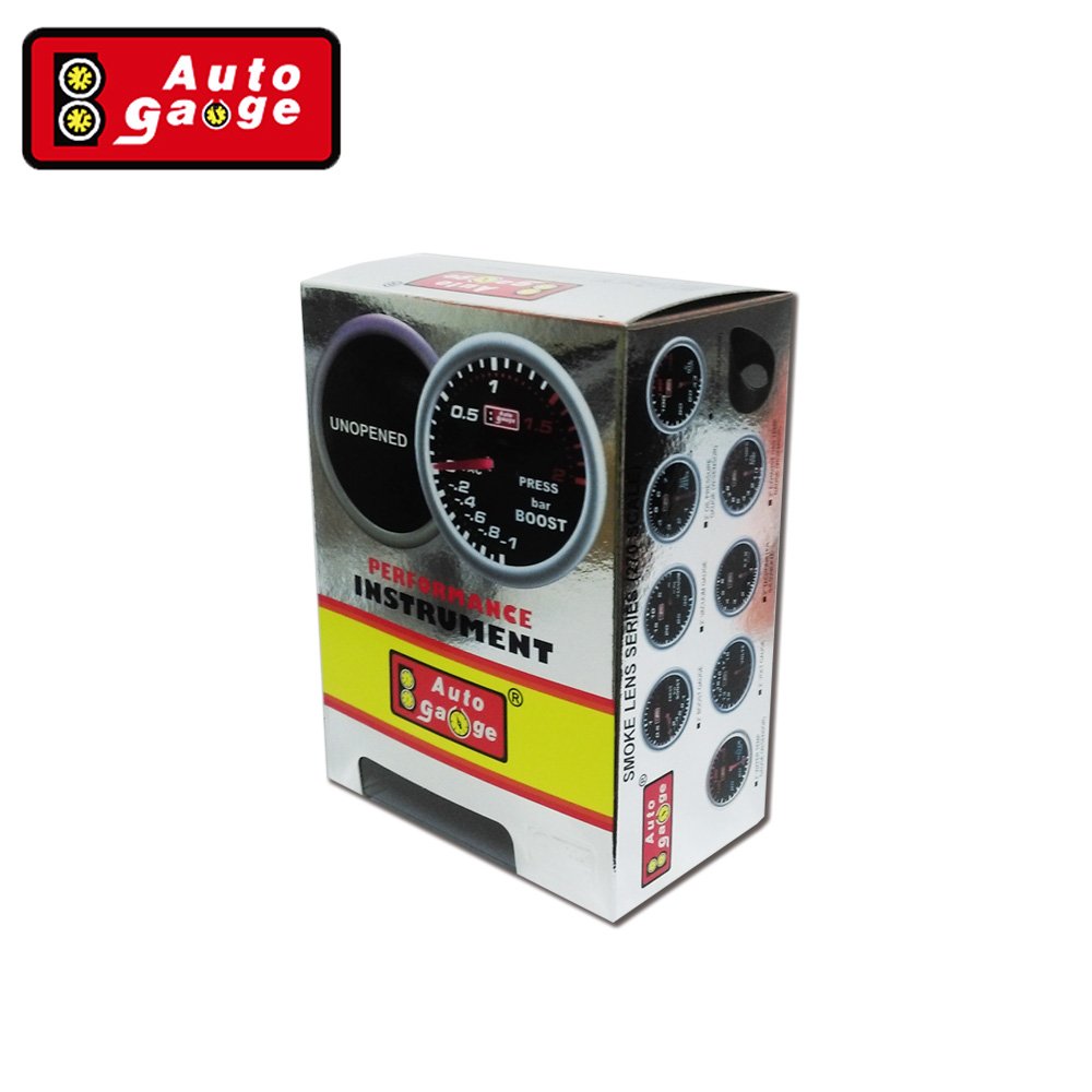 Cheap Universal 52mm LED Boost Gauge New Auto Meter for Displaying RPM Analog 12V for Honda Universal Car Parts