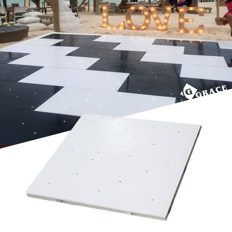 Igracelite 2*2ft Gloss Portable Party Dance Floor Portable LED Dance Floor for Sale