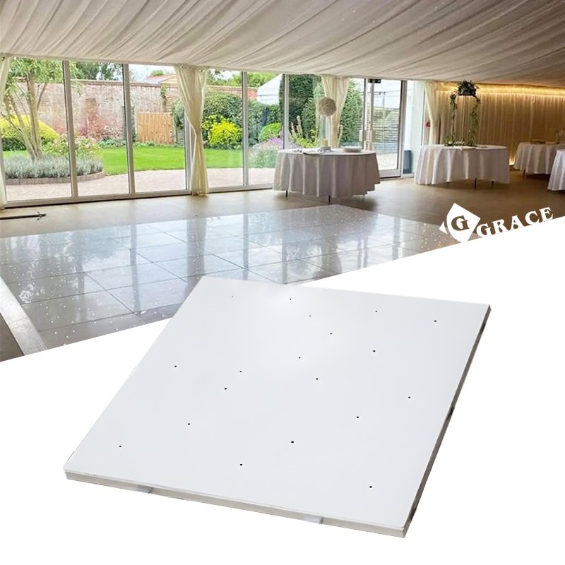 Igracelite 2*2ft Gloss Portable Party Dance Floor Portable LED Dance Floor for Sale