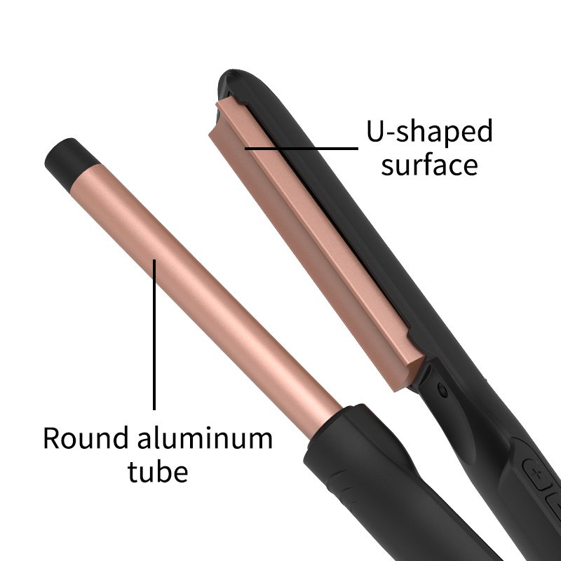 ULELAY Salon Hair Straightener Negative Ion Flat Iron With Ceramic Plates Dual Voltage Flat Iron for Hair With Auto Shut-Off