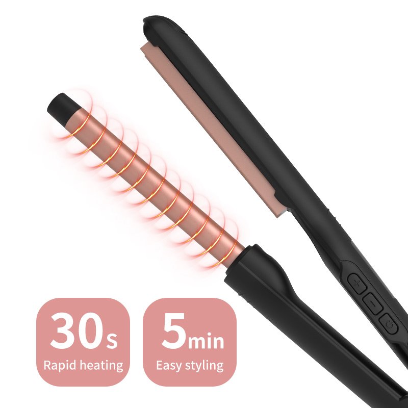ULELAY Salon Hair Straightener Negative Ion Flat Iron With Ceramic Plates Dual Voltage Flat Iron for Hair With Auto Shut-Off