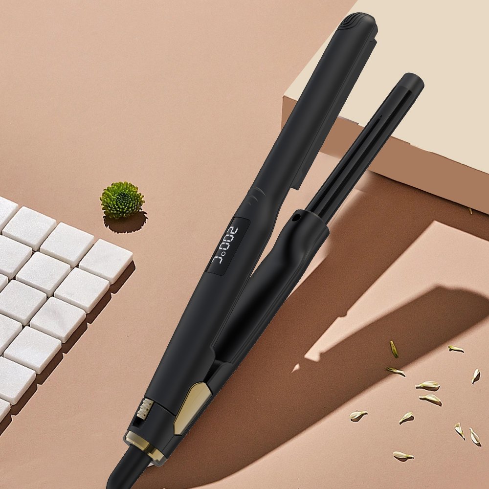 ULELAY Salon Hair Straightener Negative Ion Flat Iron With Ceramic Plates Dual Voltage Flat Iron for Hair With Auto Shut-Off