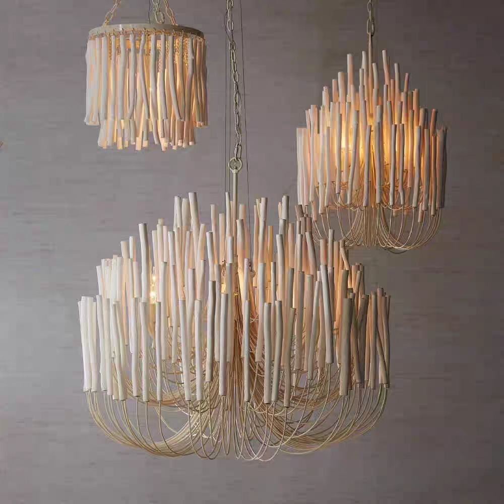 American Luxury Living Room Chandelier Designer Hotel Villa Living Room Bedroom Personalized Bedroom Iron Chandelier