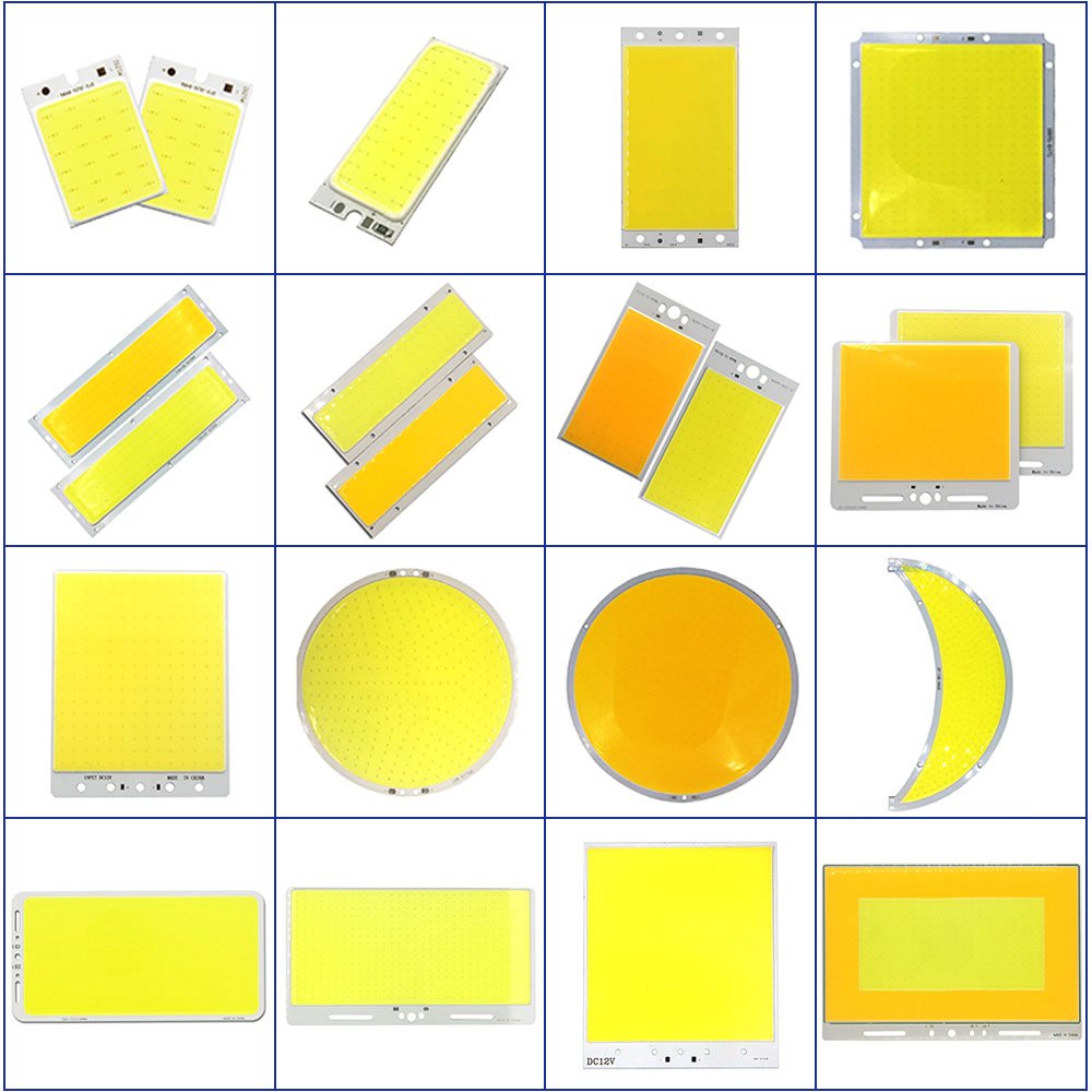 Customization 12V COB LED Chip 50W 100W White Red Yellow Green RGB Full Spectrum Growing Led Chip