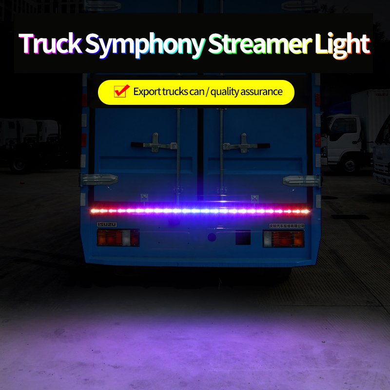 HearxinLED LED RGB Car Underglow Light 1.2m Flexible LED Strip Car Underbody Light Auto Atmosphere Decorative Lamp
