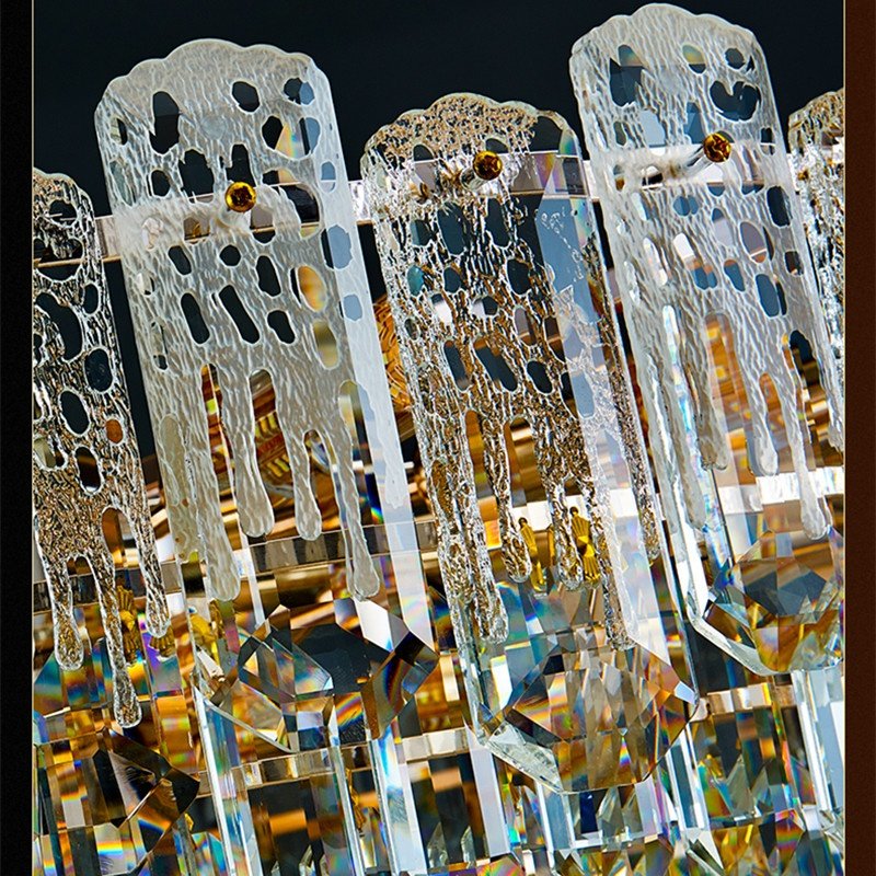 2024 K9 Crystal Led Ceiling Lamp Modern Luxury Chandeliers for Living Room Bedroom Lighting