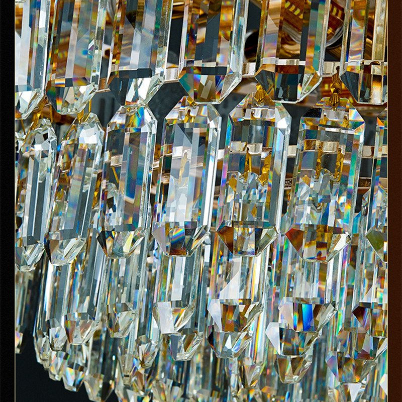 2024 K9 Crystal Led Ceiling Lamp Modern Luxury Chandeliers for Living Room Bedroom Lighting