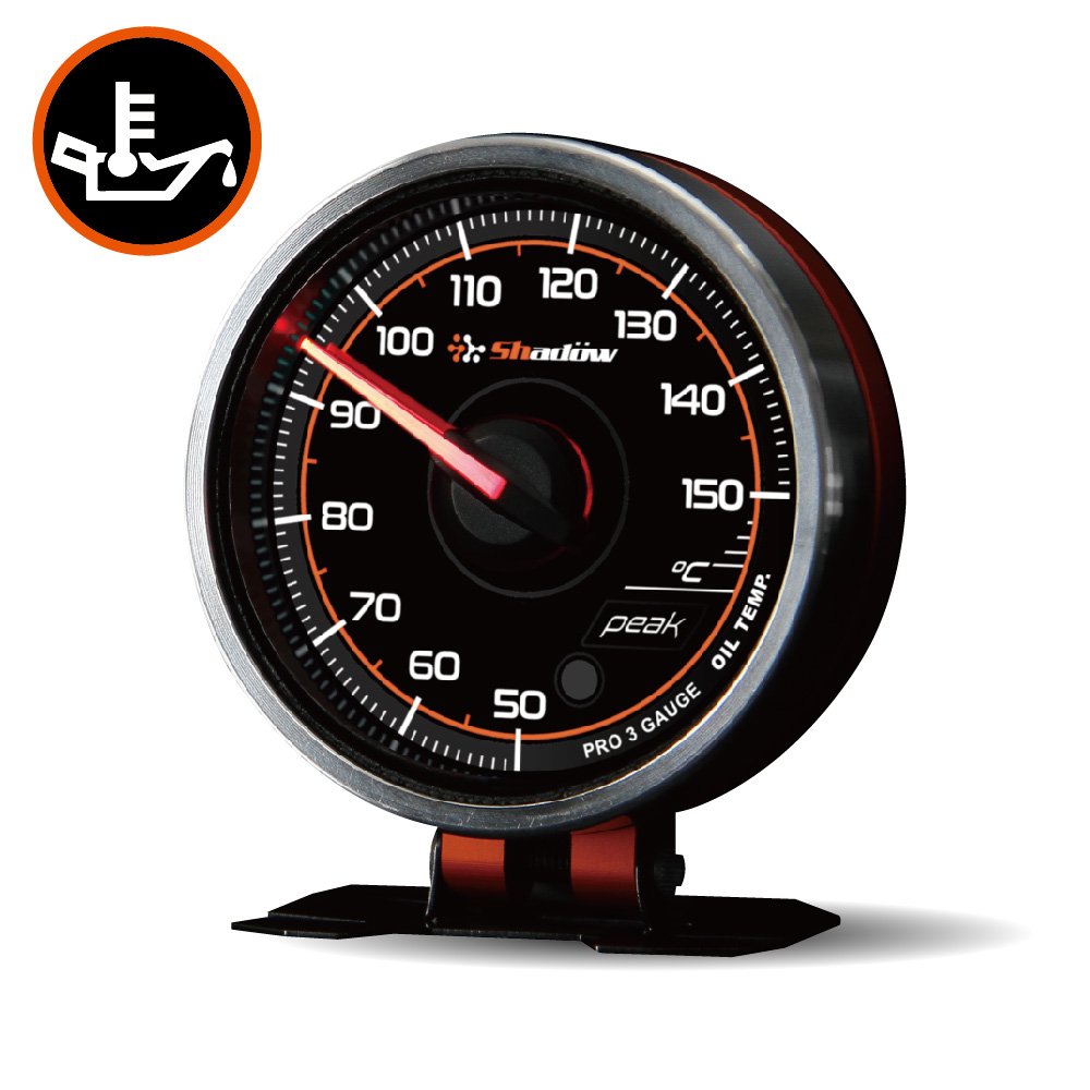 10 bar Electronic Oil Press Gauges 2.5 Inch 60mm and Clear Face Race Car Gauges