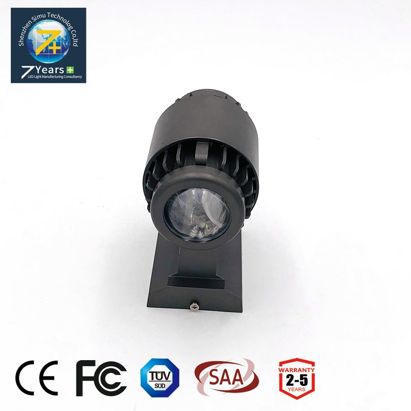 Narrow Long Disstance Circle Focus COB Spotlights up Down Wall Double Twin Head 10W 20w Led Floodlights for Builld Light